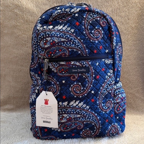Vera Bradley Handbags - VERA BRADLEY Fireworks Paisley Celebration Backpack